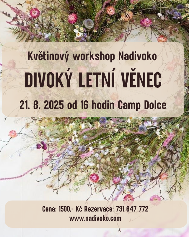 Květinový workshop Letní věnec